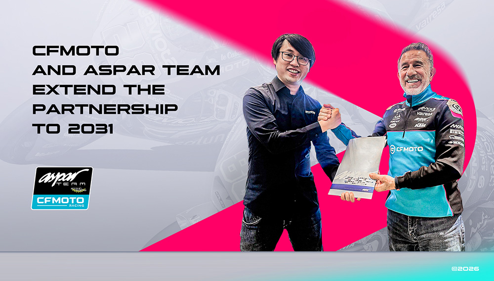 CFMOTO ve Aspar Team Ortakl�klar�n� 2031 Y�l�na Kadar Uzatt�